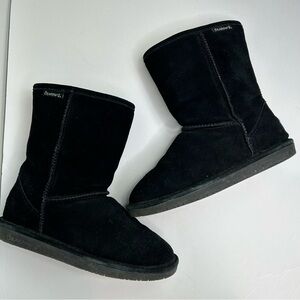 Bearpaw black suede boots size 7‎